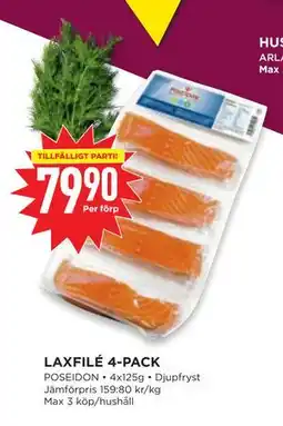 Willys Hemma LAXFILÉ 4-PACK erbjuda