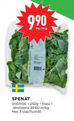Willys Hemma SPENAT erbjuda