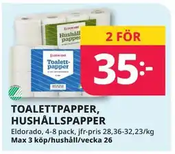 Tempo TOALETTPAPPER, HUSHÅLLSPAPPER erbjuda