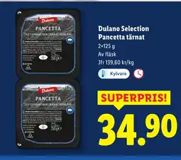 Lidl Dulano Selection Pancetta tärnat erbjuda