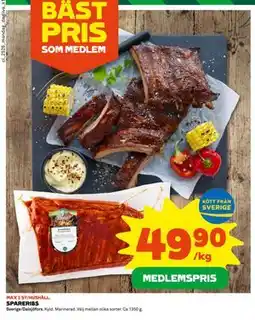 Coop Daglivs SPARERIBS erbjuda