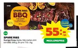 Coop Daglivs SPARE RIBS erbjuda
