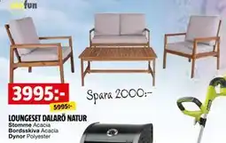 Bauhaus LOUNGESET DALARÖ NATUR erbjuda