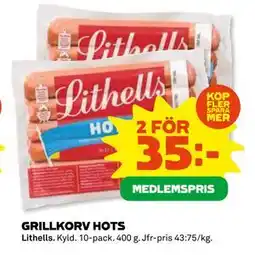 Coop Daglivs GRILLKORV HOTS erbjuda