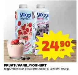 Coop Daglivs FRUKT-/VANILJYOGHURT erbjuda