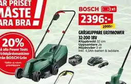 Bauhaus GRÄSKLIPPARE EASYMOWER 32-200 18V erbjuda