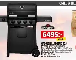 Bauhaus GASOLGRILL LEGEND 425 erbjuda