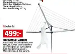 Bauhaus TORKVINDA ESSENTIAL erbjuda