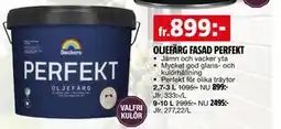 Bauhaus OLJEFÄRG FASAD PERFEKT erbjuda