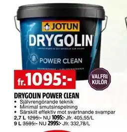 Bauhaus DRYGOLIN POWER CLEAN erbjuda