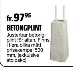 Bauhaus BETONGPLINT erbjuda