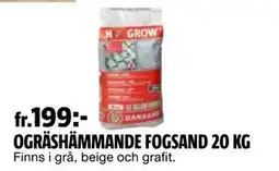 Bauhaus OGRÄSHÄMMANDE FOGSAND 20 KG erbjuda