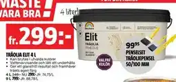Bauhaus TRÄOLJA ELIT 4 L erbjuda