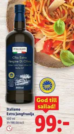 Lidl ITALIAMO Extra jungfruolja erbjuda
