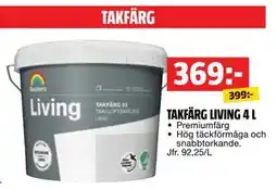Bauhaus TAKFÄRG LIVING 4 L erbjuda