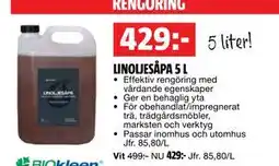LINOLJESÅPA 5 L