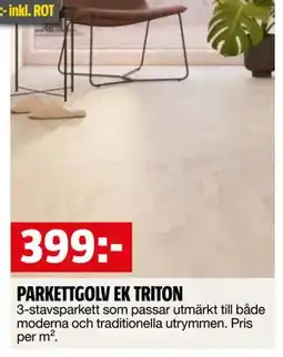 Bauhaus PARKETTGOLV EK TRITON erbjuda