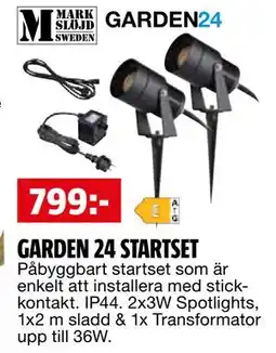 Bauhaus GARDEN 24 STARTSET erbjuda