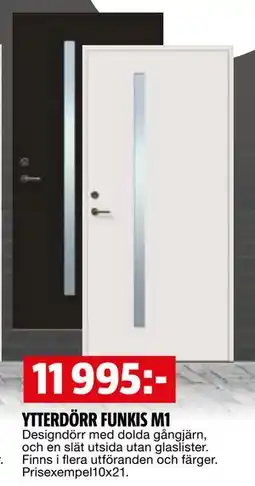 Bauhaus YTTERDÖRR FUNKIS M1 erbjuda