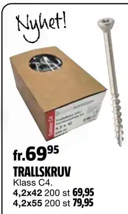 Bauhaus TRALLSKRUV erbjuda