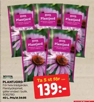 Jem&Fix PLANTJORD erbjuda
