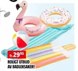 Bauhaus ROLIGT UTBUD AV BADLEKSAKER! erbjuda