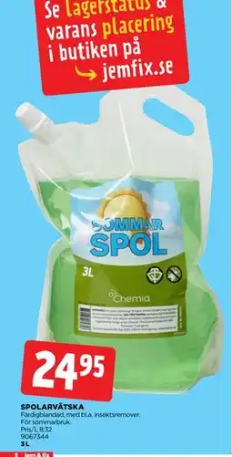 Jem&Fix SPOLARVÄTSKA erbjuda