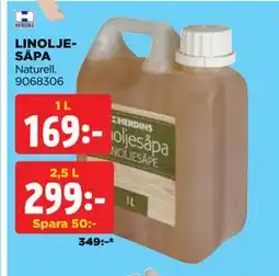 Jem&Fix LINOLJESÅPA erbjuda