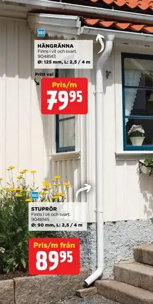 Jem&Fix STUPRÖR erbjuda