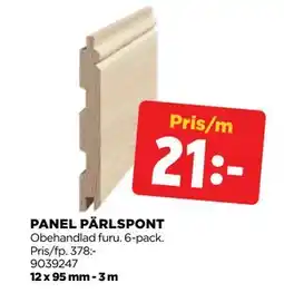 Jem&Fix PANEL PÄRLSPONT erbjuda