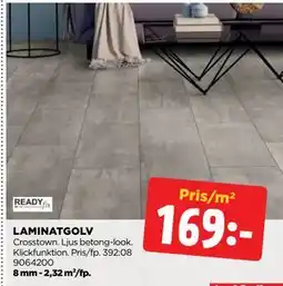 Jem&Fix LAMINATGOLV Crosstown erbjuda