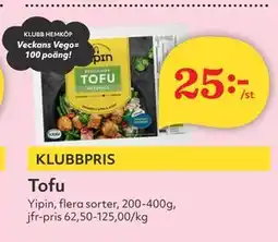 Hemköp Tofu erbjuda