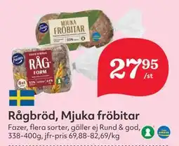 Hemköp Rågbröd, Mjuka fröbitar erbjuda