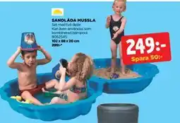 Jem&Fix SANDLÅDA MUSSLA erbjuda