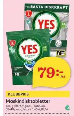 Hemköp Maskindisktabletter erbjuda