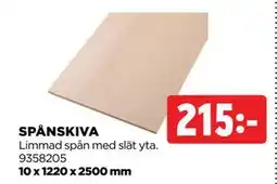 Jem&Fix SPÅNSKIVA erbjuda