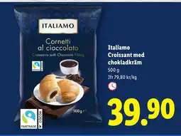 Lidl ITALIAMO Croissant med chokladkräm erbjuda