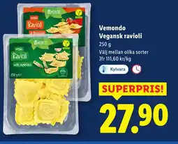 Lidl VEMONDO Vegansk ravioli erbjuda