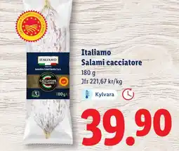 Lidl ITALIAMO Salami cacciatore erbjuda