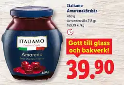 Lidl ITALIAMO Amarenakörsbär erbjuda