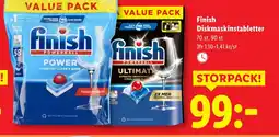 Lidl Finish Diskmaskinstabletter erbjuda