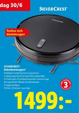 Lidl SILVERCREST® Robotdammsugare erbjuda