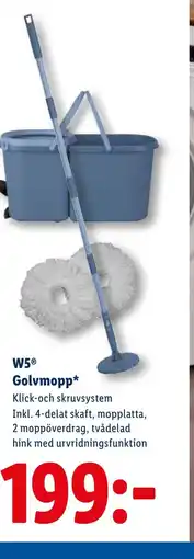 Lidl W5Ⓡ Golvmopp erbjuda