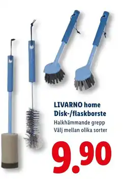 Lidl LIVARNO HOME Disk-/flaskborste erbjuda