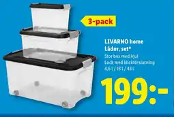 Lidl LIVARNO HOME Lådor, set erbjuda