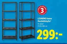 Lidl LIVARNO HOME Hushållshylla erbjuda