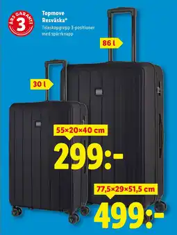 Lidl Topmove Resväska erbjuda