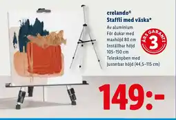 Lidl CrelandoⓇ Staffli med väska erbjuda