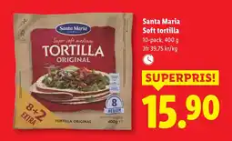 Lidl SANTA MARIA Soft tortilla erbjuda