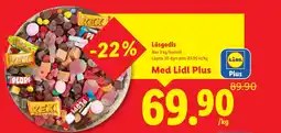 Lidl Lösgodis erbjuda